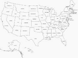 Map of USA